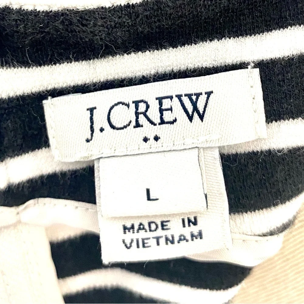 J. Crew black white
